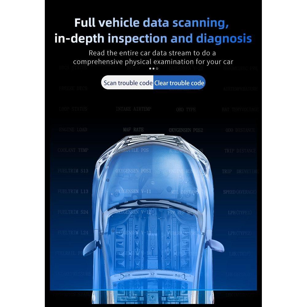 Car Hud Display Overspeed Temp Engine Alarm P20 Obd2 + Gps