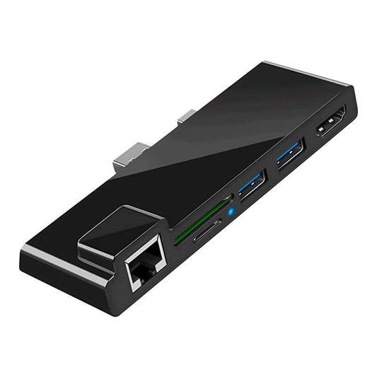 6-In-1 Rj45 / Usb 3.0 / Hdmi / Sd / Tf Hub For Surface Pro 4