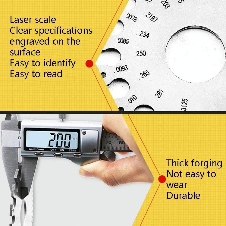 Stainless Steel Welding Gauge for Thickness and Inspection