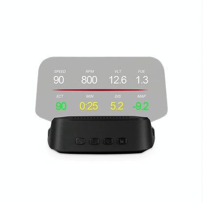 Gps Car Hud Display Water Temp Voltage Speed