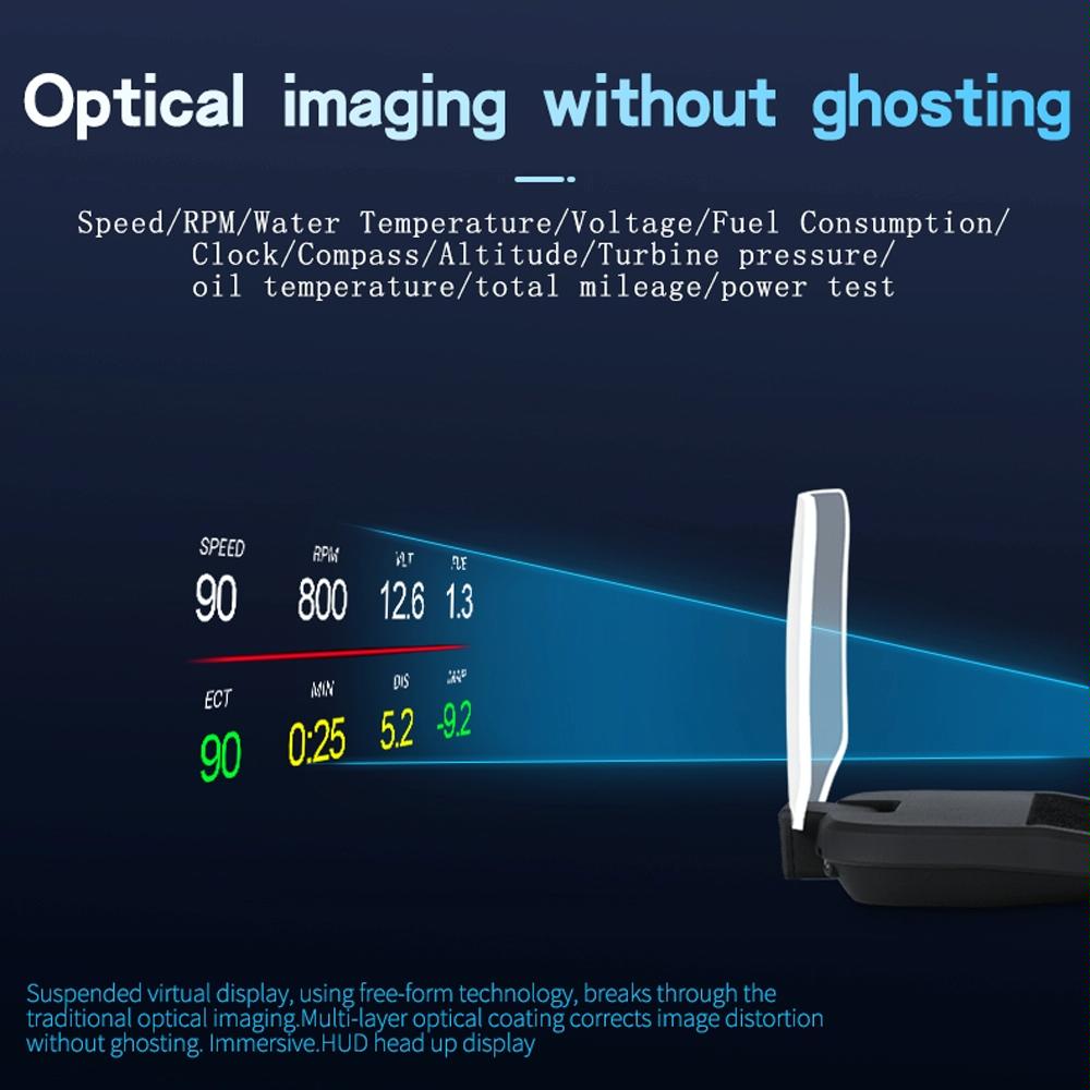 Gps Car Hud Display Water Temp Voltage Speed