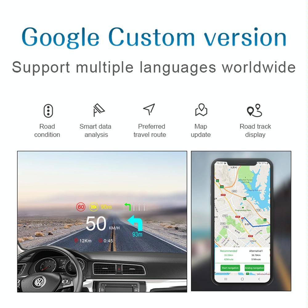 Gps Car Hud Display Water Temp Voltage Speed