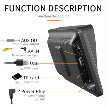 7 Inch Wireless Carplay Car Bluetooth Mp5 Player W / Remote - Mobile Interconnection