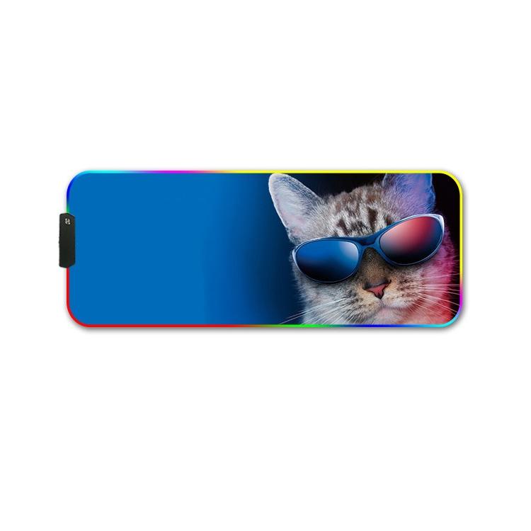 Rgb Non Slip Mouse Pad With Thermal Transfer - Vast Starry Sky