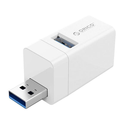 3-In-1 Usb Mini Hub Adapter For Multiple Devices - Black