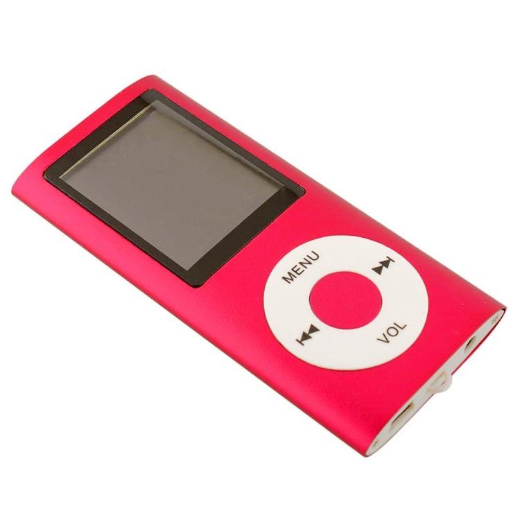 1.8 Inch Metal Mp4 Player + 16G Tf Card + Earphone + Cable - Black - With 8G Tf Card+Earphone+Cable