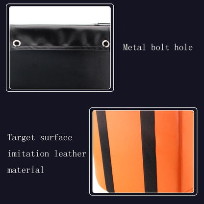Thickened Square Boxing Wall Target - Imitation Leather - 40X40X10 - Yellow Black