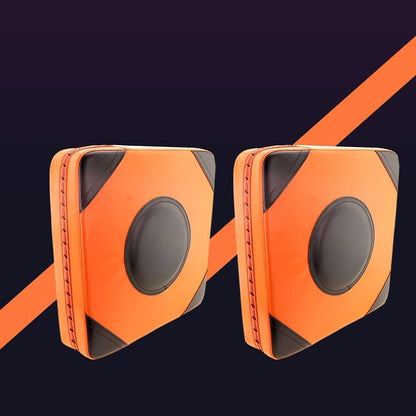 Thickened Square Boxing Wall Target - Imitation Leather - 40X40X10 - Yellow Black