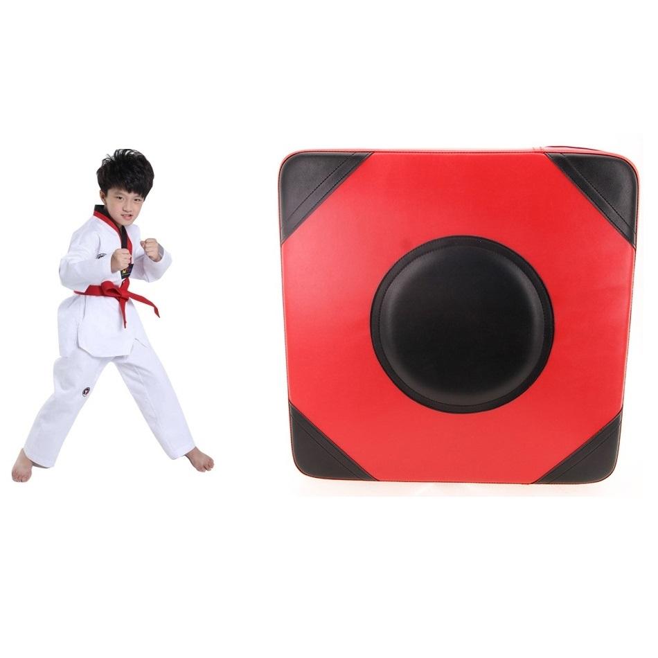 Thickened Square Boxing Wall Target - Imitation Leather - 40X40X10 - Yellow Black