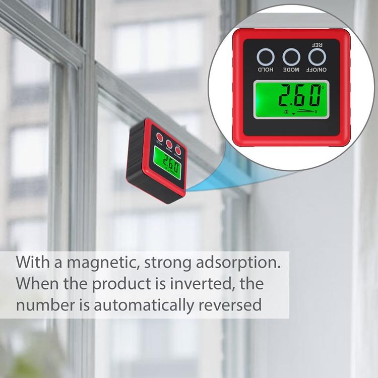 Mini Magnetic Digital Tilt Box with 3 Buttons - Red
