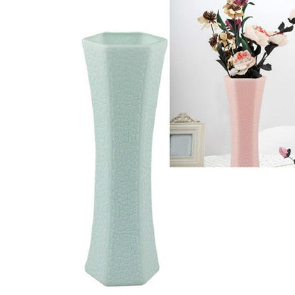 3-piece Plastic Hydroponic Vase Set for Creative Home Decor - White