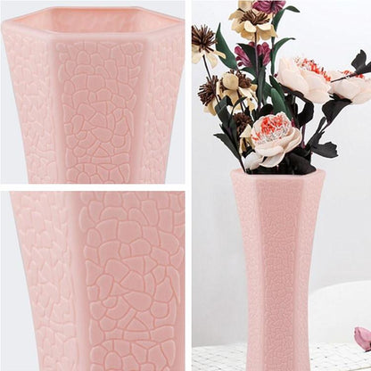 3-piece Plastic Hydroponic Vase Set for Creative Home Decor - White