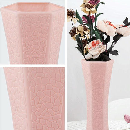 3-piece Plastic Hydroponic Vase Set for Creative Home Decor - White