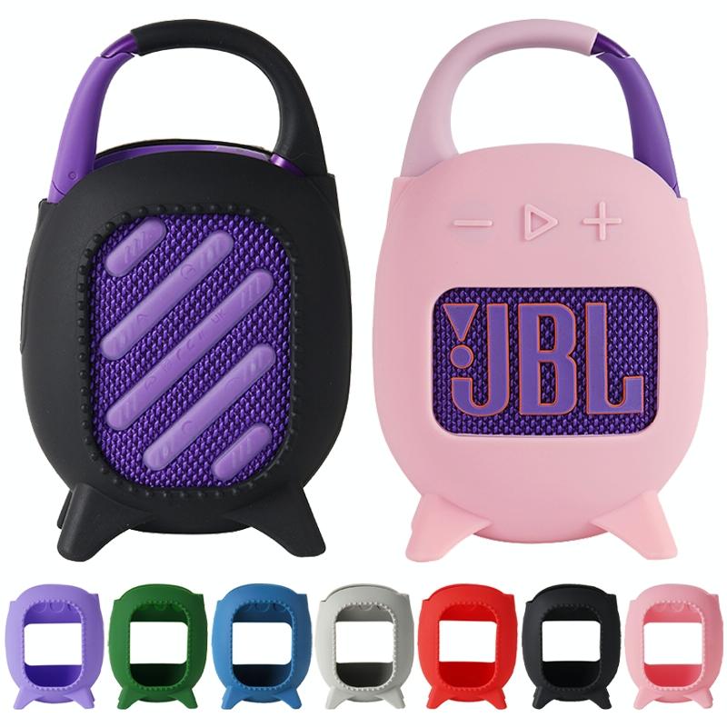 Soft Silicone Protective Case for Jbl Clip 5 Portable Speaker - Pink