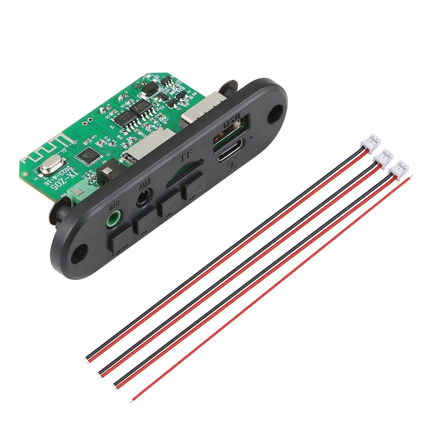 3.7V Bluetooth Mic For Recording Calls Black