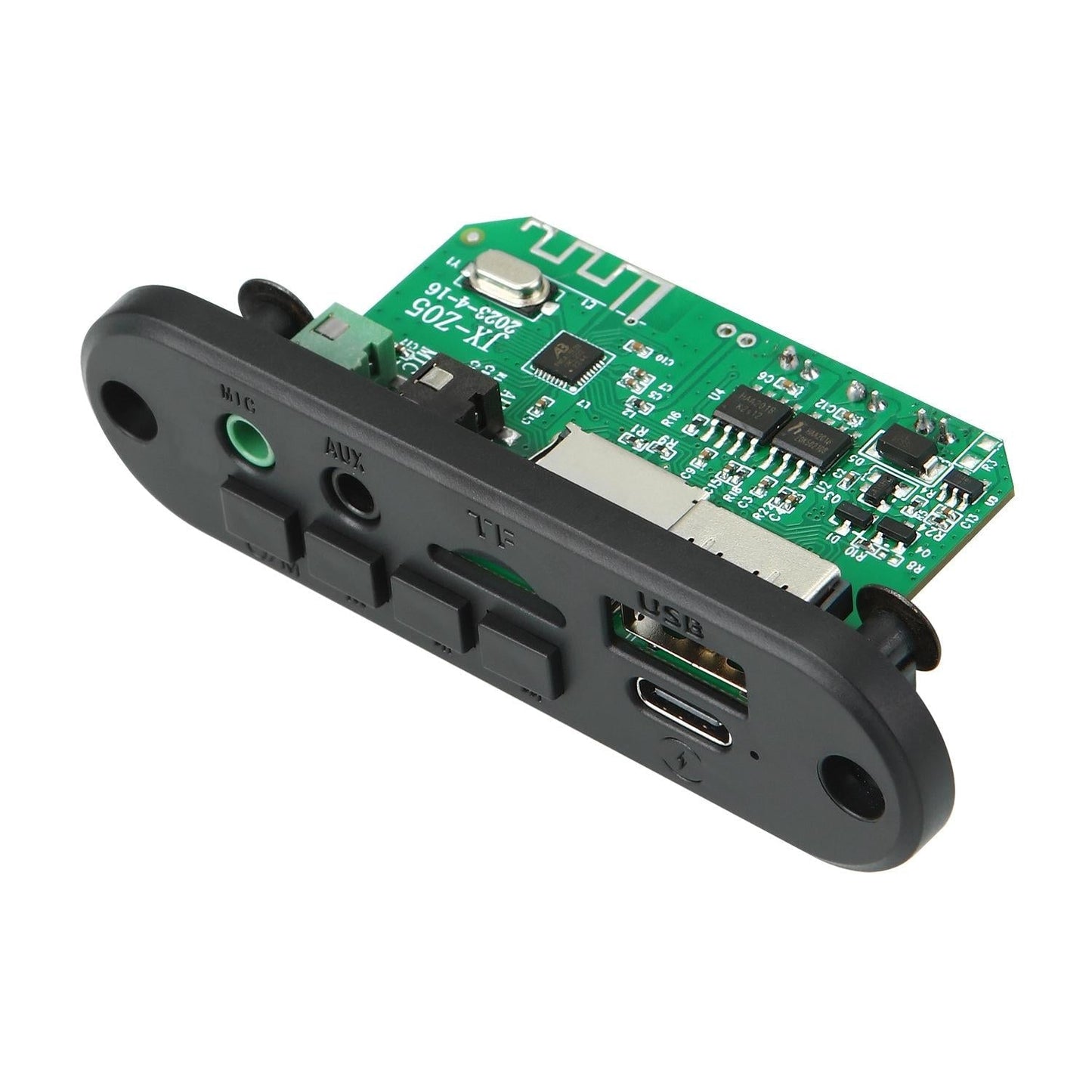 3.7V Bluetooth Mic For Recording Calls Black