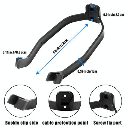 Xiaomi M365 Rear Fender Shock Absorber Bracket Cover for Electric Scooter - Black