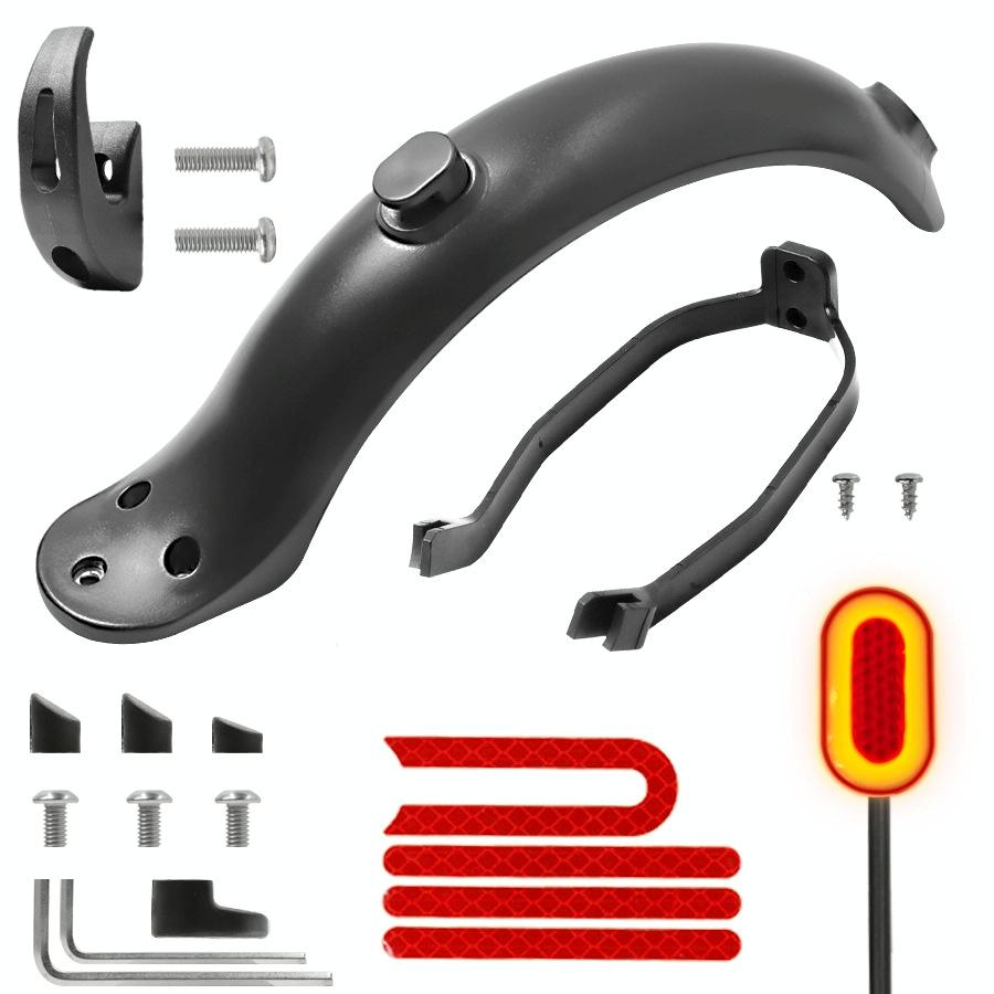 Xiaomi M365 Rear Fender Shock Absorber Bracket Cover for Electric Scooter - Black