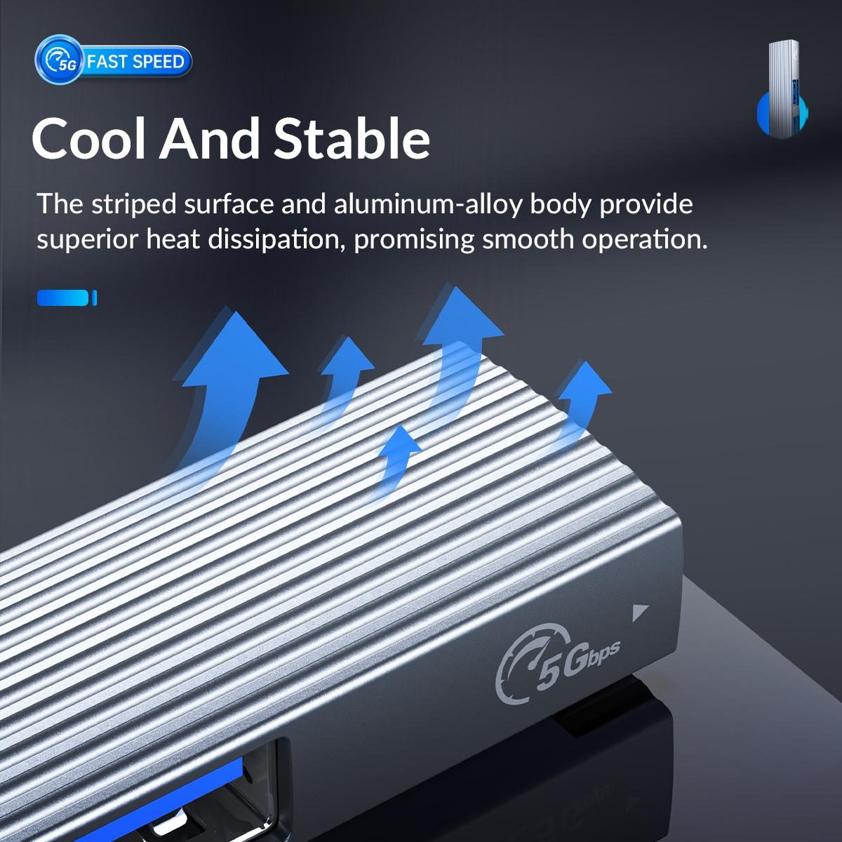Usb 3.0 + 2.0 Hub Adapter Space Gray