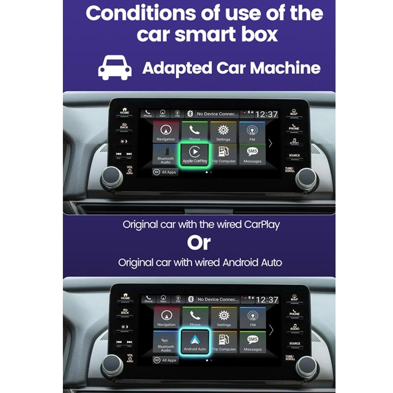 Wireless Carplay Box For Android Auto 2Air