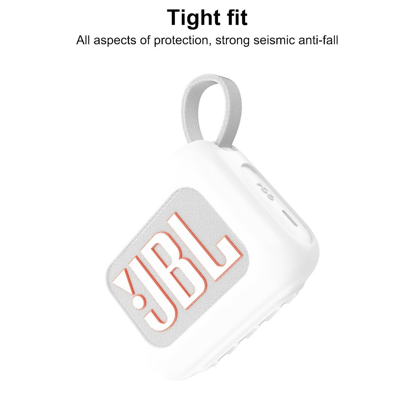 Silicone Protective Case for Jbl Go 4 Bluetooth Speaker - Black