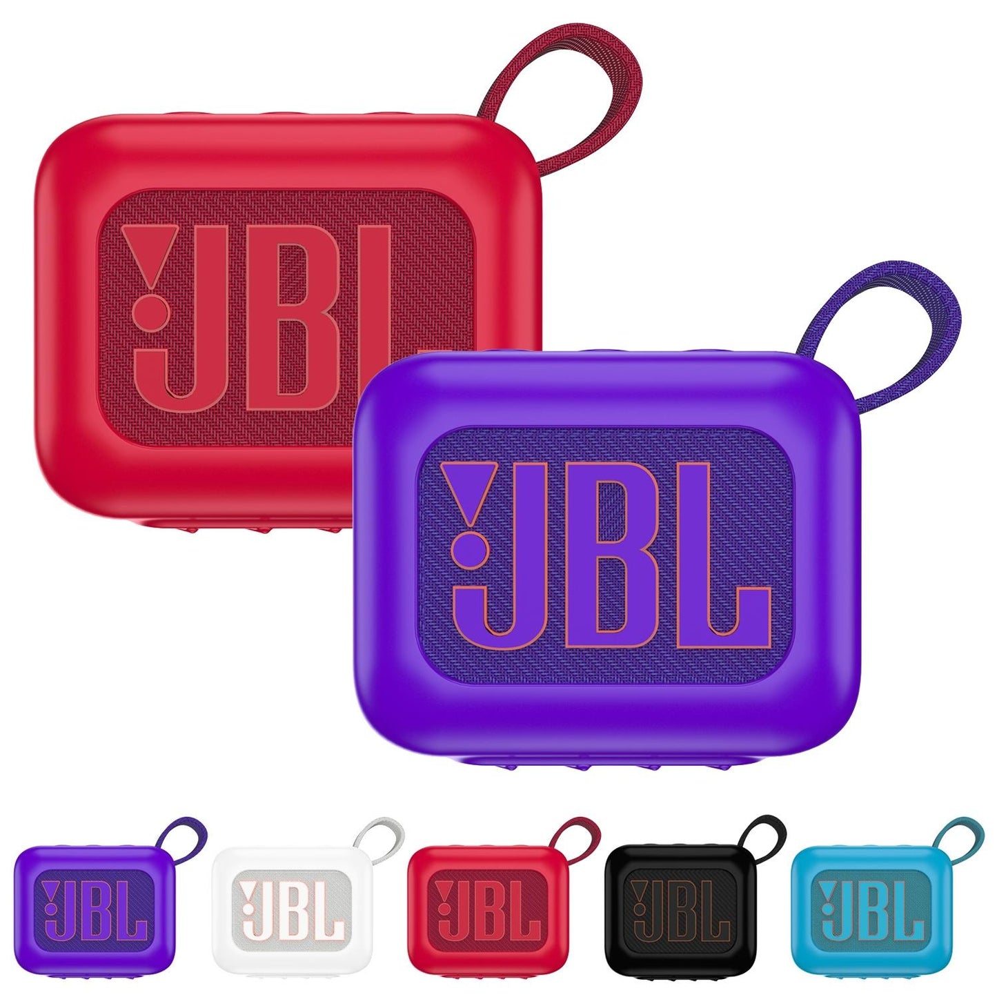 Silicone Protective Case for Jbl Go 4 Bluetooth Speaker - Black