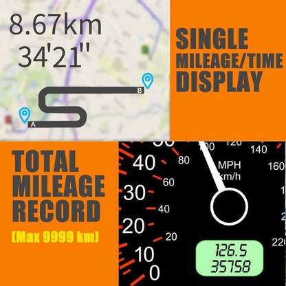 6.2 Inch Hud Car Head Up Display Gps Speed Meter & Alarm