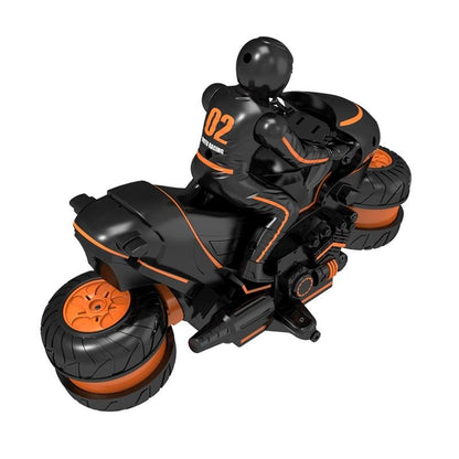 High-speed 2.4g Rc Motorcycle for Drifting and Off-road Riding - Black Green