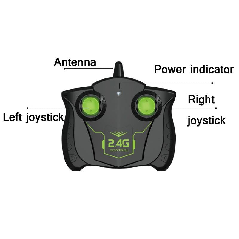 High-speed 2.4g Rc Motorcycle for Drifting and Off-road Riding - Black Green