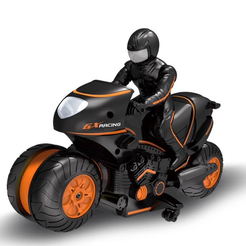 High-speed 2.4g Rc Motorcycle for Drifting and Off-road Riding - Black Green