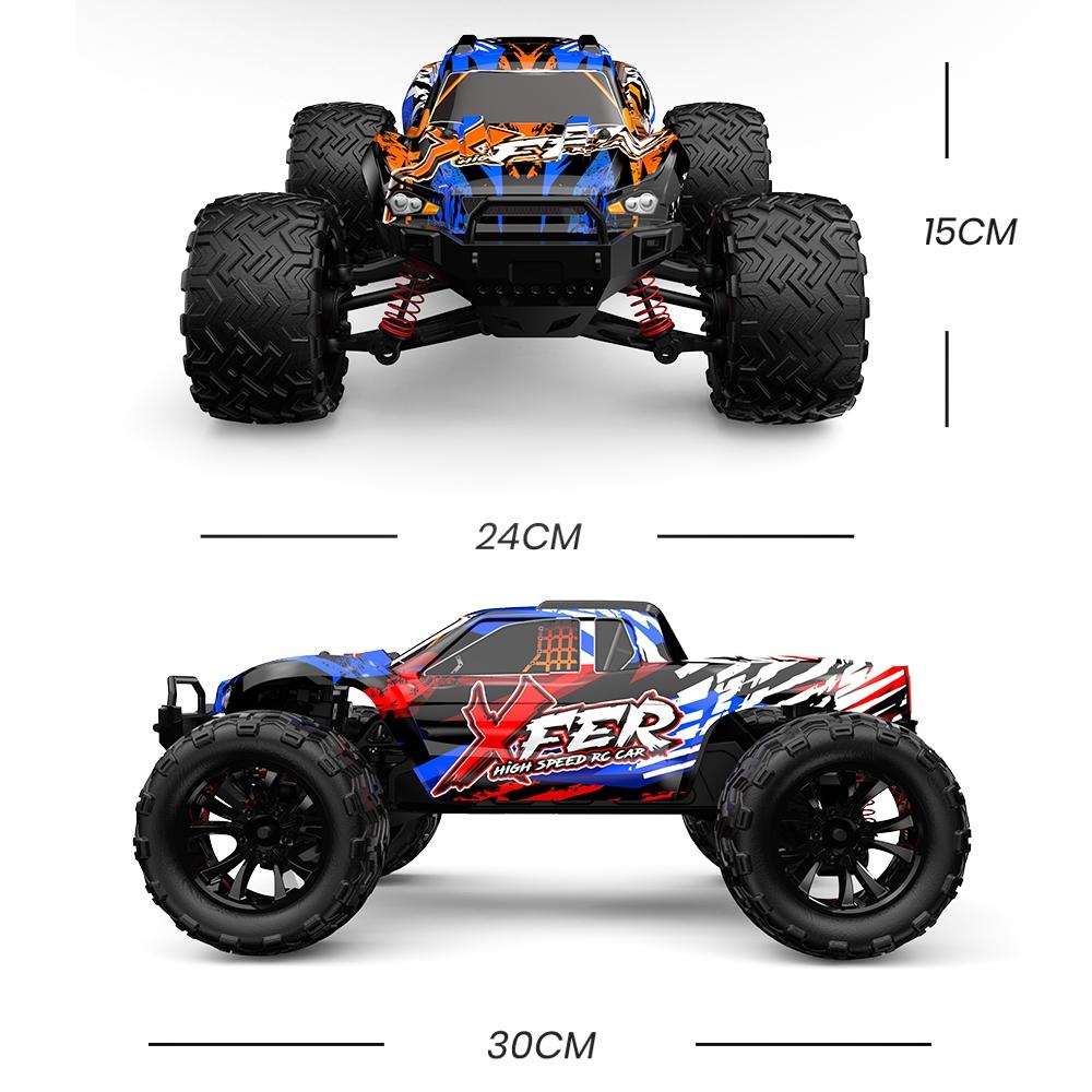 High Speed 1 16 Rc 4wd Car - Full Scale - Red