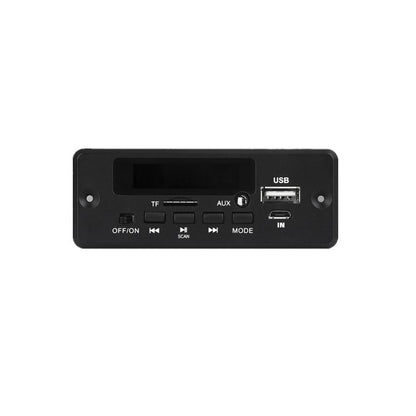 12V Mp3 Decoding Board W / Power Amp & Bluetooth - Record Calls - Black