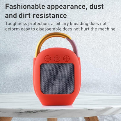 Silicone Protective Case for Jbl Clip 4 Bluetooth Speaker - Black