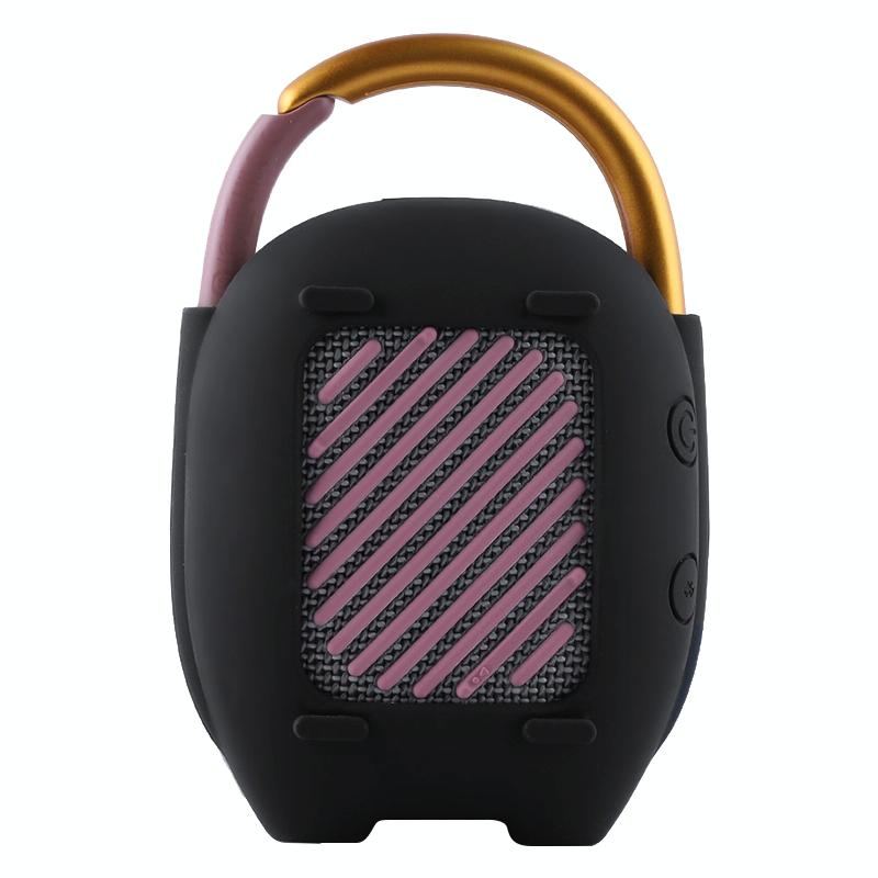 Silicone Protective Case for Jbl Clip 4 Bluetooth Speaker - Black