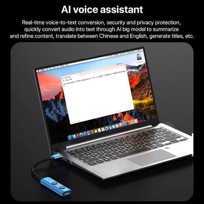 5-In-1 Usb3.0 Hub Adapter Docking Station Blue