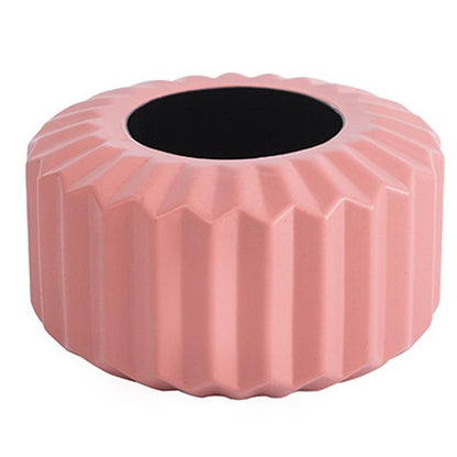 Versatile Vase for Wet and Dry Flowers - Glazed Decorative Pot - Sea Blue