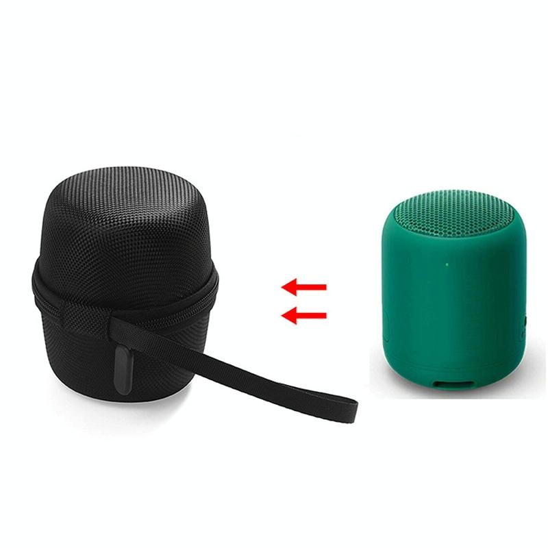 2-pack Portable Bluetooth Speaker Case for Sony Srs-xb12 - Black