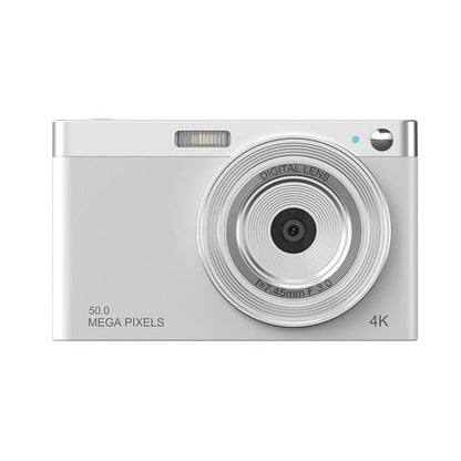 Retro Vlog Self-Shooting Camera - 50Mp Hd 4K Video - Black