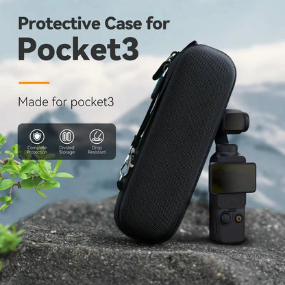 Portable Carrying Bag For Dji Osmo Pocket 3 Camera Black