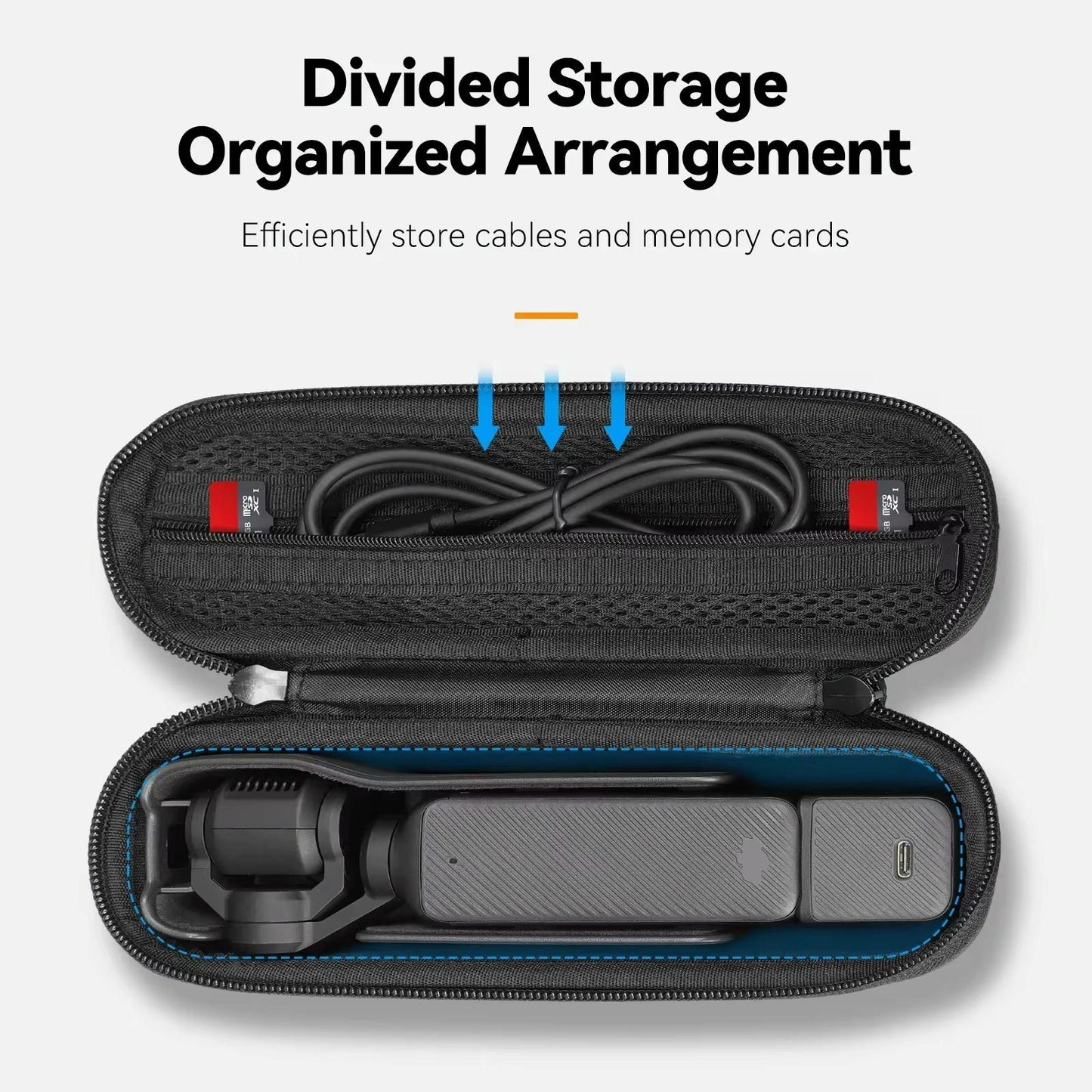 Portable Carrying Bag For Dji Osmo Pocket 3 Camera Black