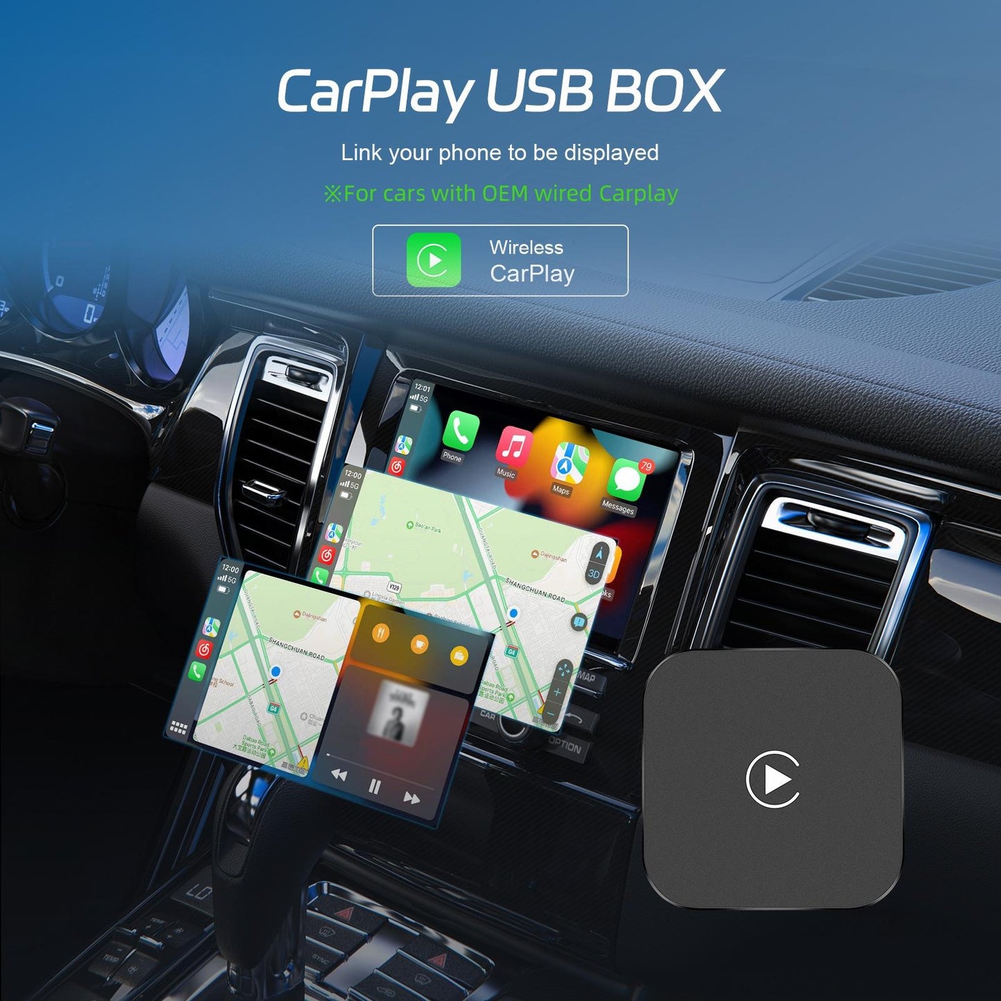Wireless Carplay Box For Universal Cars