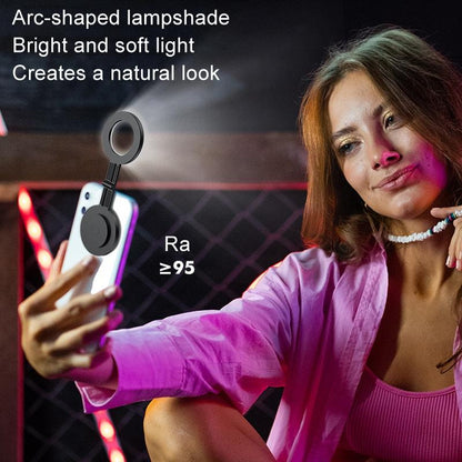 Portable Magnetic Cell Phone Fill Light - White