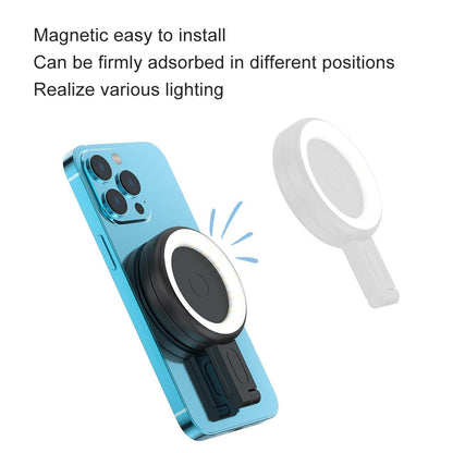 Portable Magnetic Cell Phone Fill Light - White