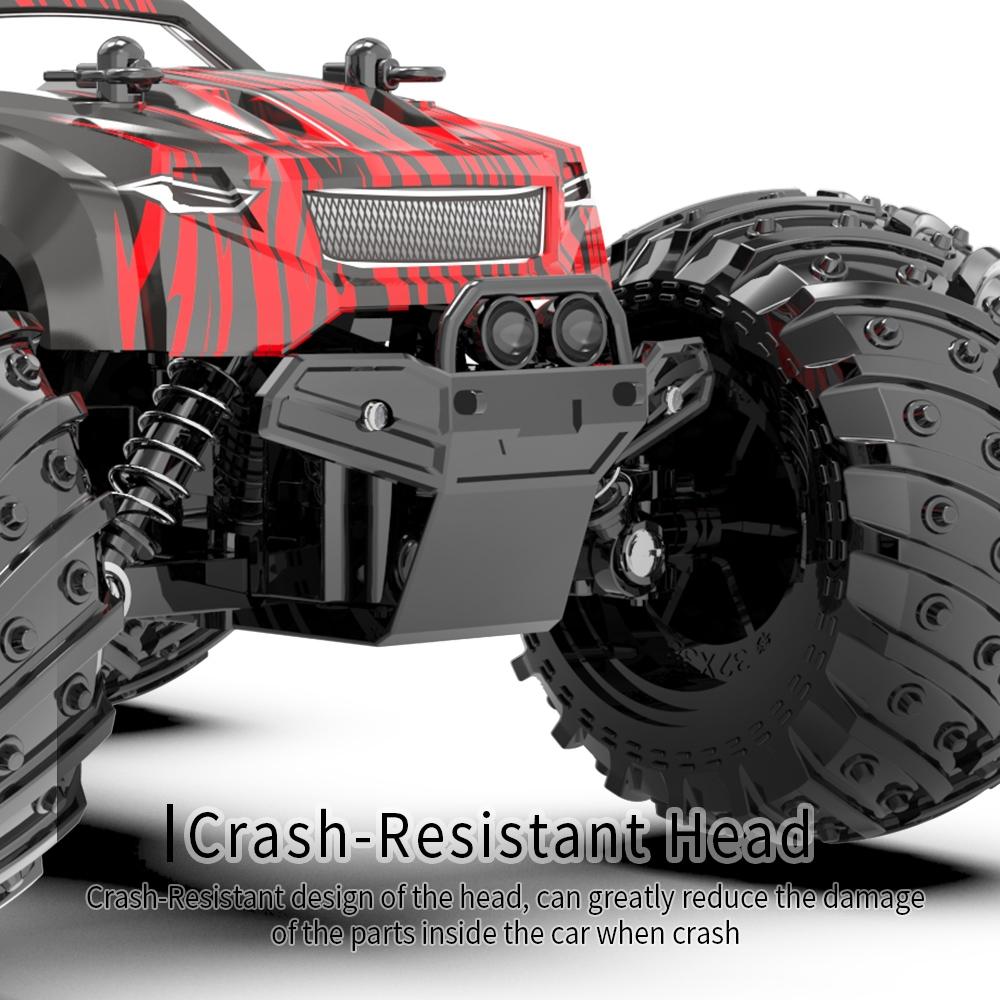 Off-road 2.4g Rc Electric Climbing Vehicle - Black Red