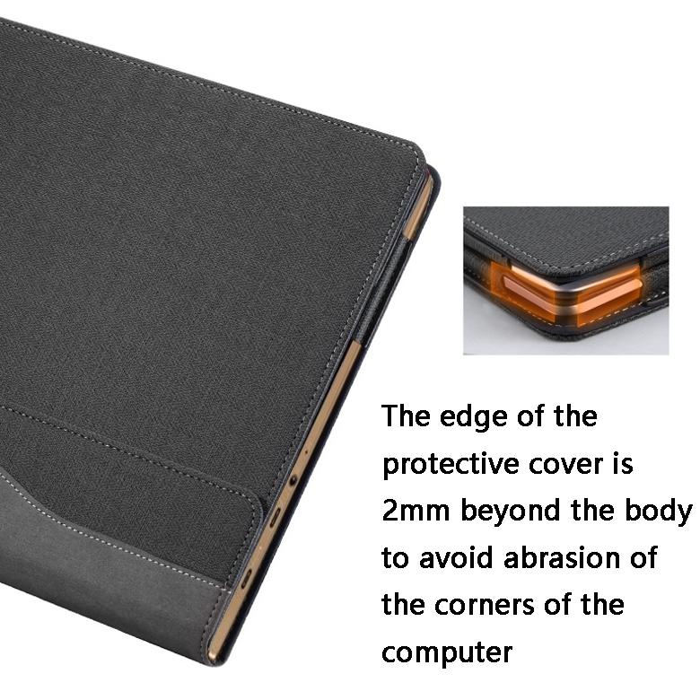 Yoga 720-13 Laptop Leather Case - Protective - Gentleman Gray