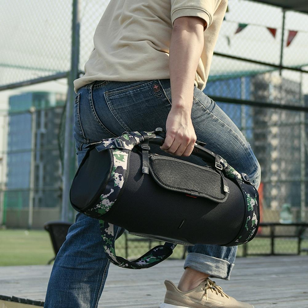 Jbl Boombox Bluetooth Speaker Storage Bag with Single-shoulder Strap and Phone Pocket - Camouflage