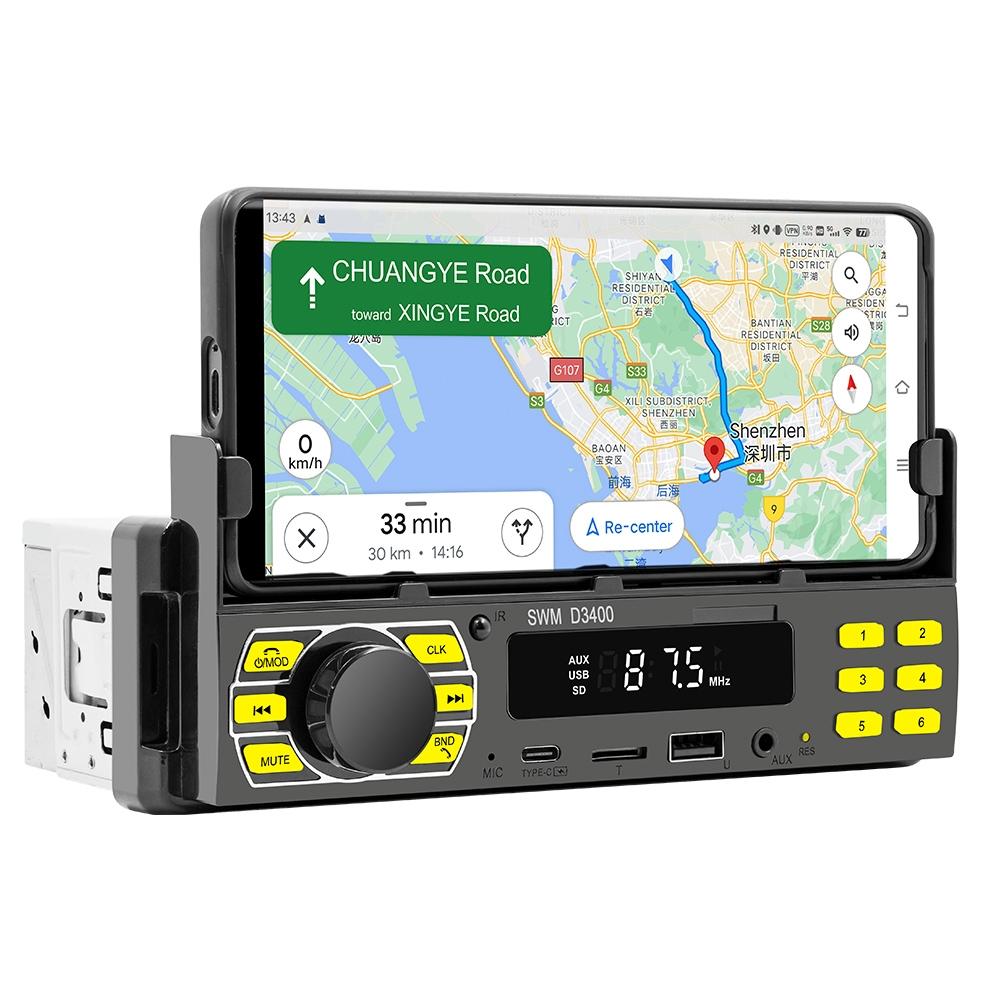 Smart Voice Assistant Car Mp3 Player - Fm Support