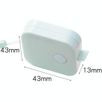Compact Leather Measuring Tape - 1.5m Mini Cute Portable