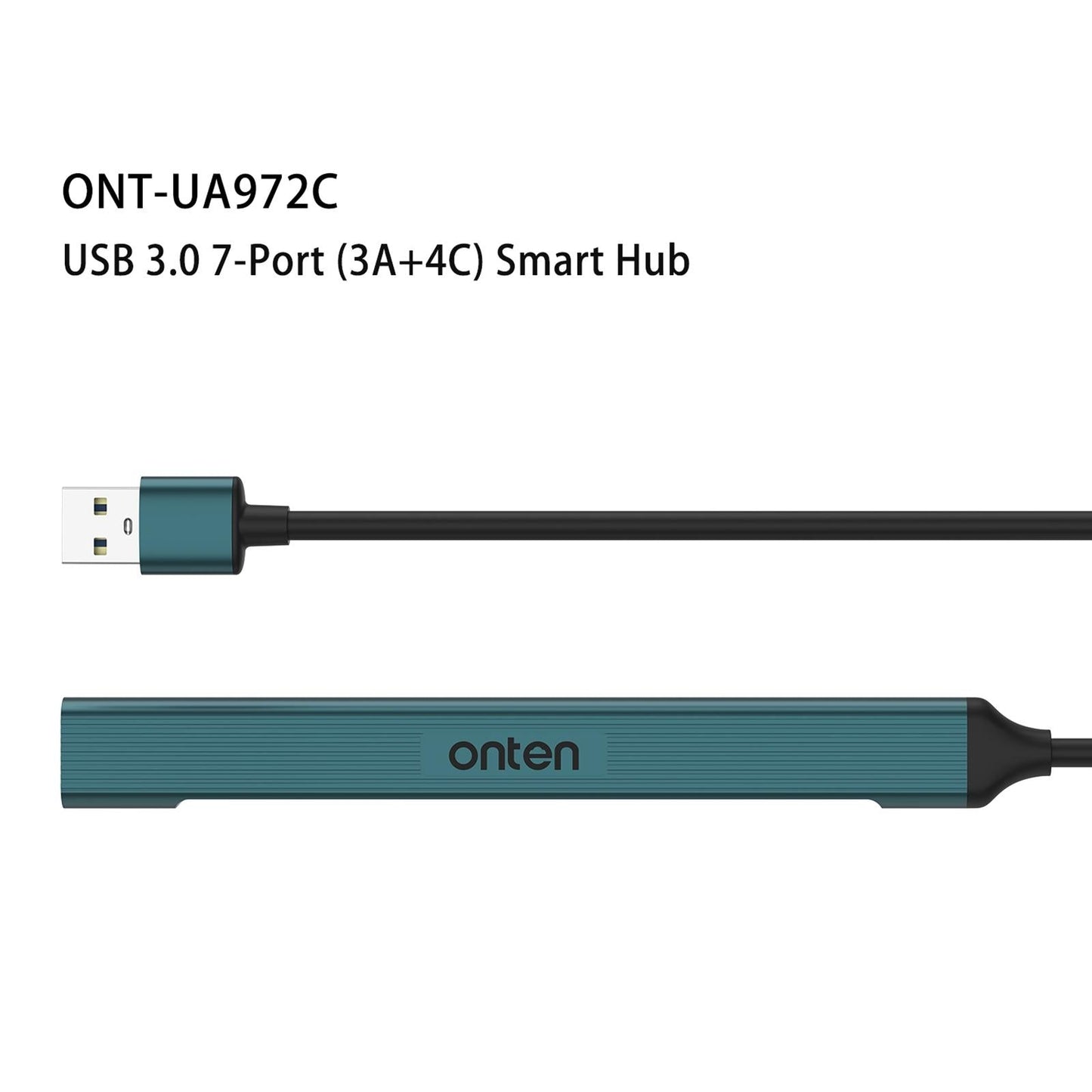 7-In-1 Usb3.0 + Usb2.0X2 + Type-Cx4 Docking Station Pine Green