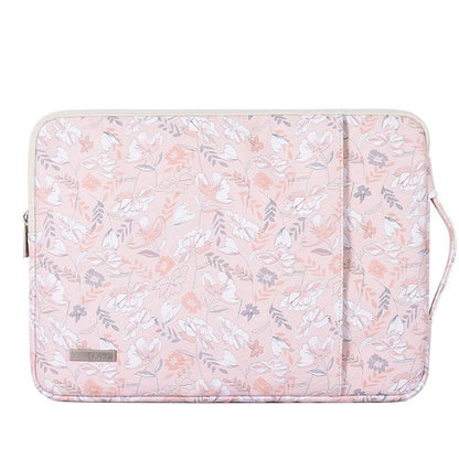 11 Inch Laptop Sleeve with Telescoping Handle - Light Pink